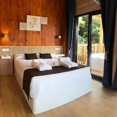 Cabanas Compostela - Cabana Pedroso Con Banera De Hidromasaje Santiago de Compostela Zewnętrze zdjęcie